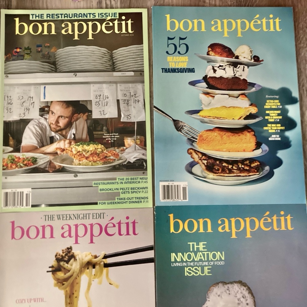 Lot 9 Bon Appetit Magazine 2025 2024 Jul Jun May Apr Mar Feb Jan Dec Nov Oct Sep - Picture 3 of 5